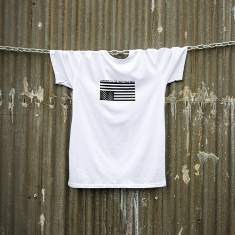 FLIPPED T-shirt - black on white