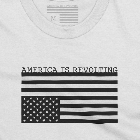 FLIPPED T-shirt - black on white