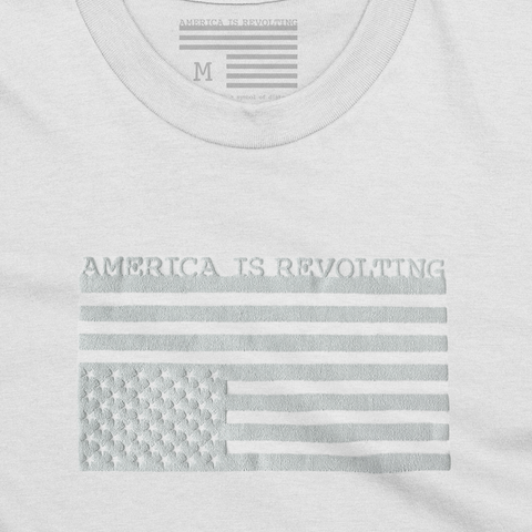 FLIPPED T-shirt - white on white