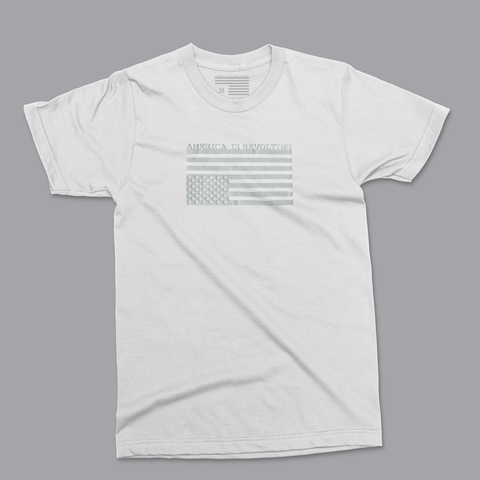 FLIPPED T-shirt - white on white